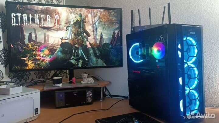 Игровой пк Ryzen5500+SapRx5600xt+16гбозу+nvme500