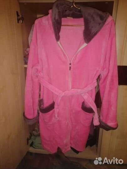 Халат махровый женский