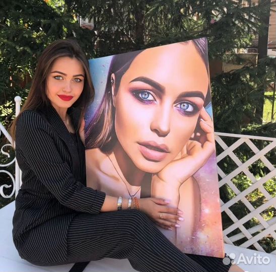 Портрет на холсте по фотографии