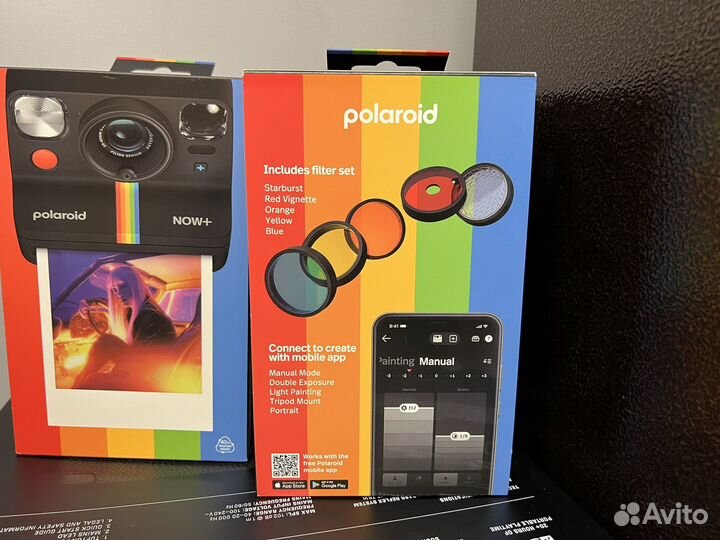 Polaroid Now+ Instant Camera Gen 2 Black