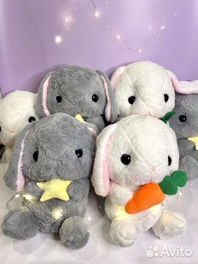 Мягкая игрушка заяц (новые)
