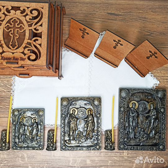 Икона апостолов Петра и Павла. подарочный комплект