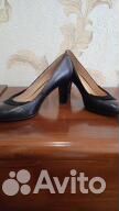 Туфли женские 37 размер натуральная кожа черные