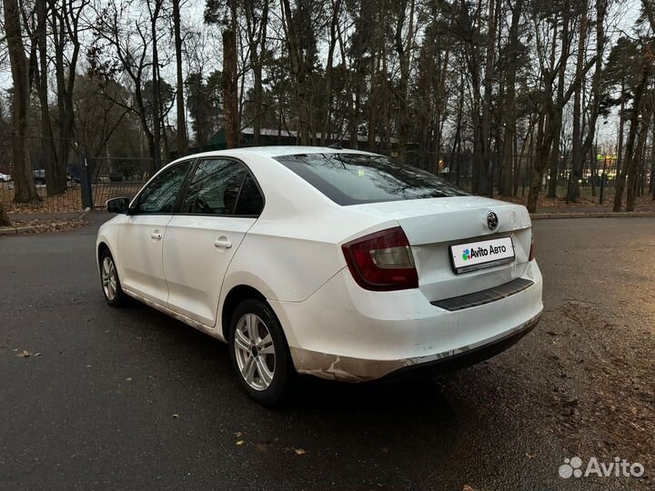 Skoda Rapid 1.6 МТ, 2018, 340 000 км