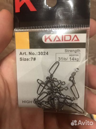 Вертлюг с карабином арт. 3024