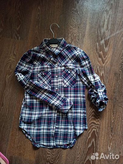 Блузка-рубашка для девочки, рр 140 (8-10 лет)