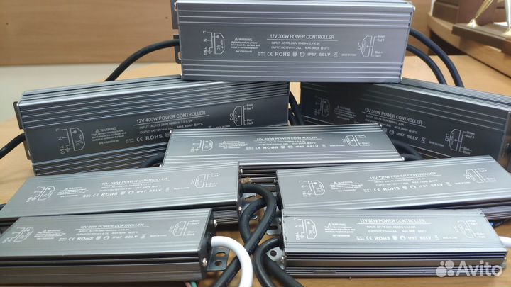 Блоки питания 20W - 400W 12V уличные IP67 и другие