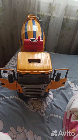 Брудер bruder мусоровоз и бетономешалка bruder