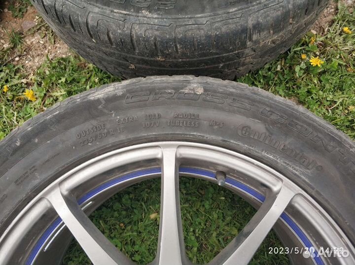 Колеса комплект R18 лето Continental Alcasta