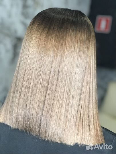 Модель на окрашивание волос