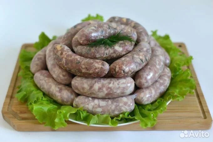 Колбаски домашние, домашняя еда с доставкой