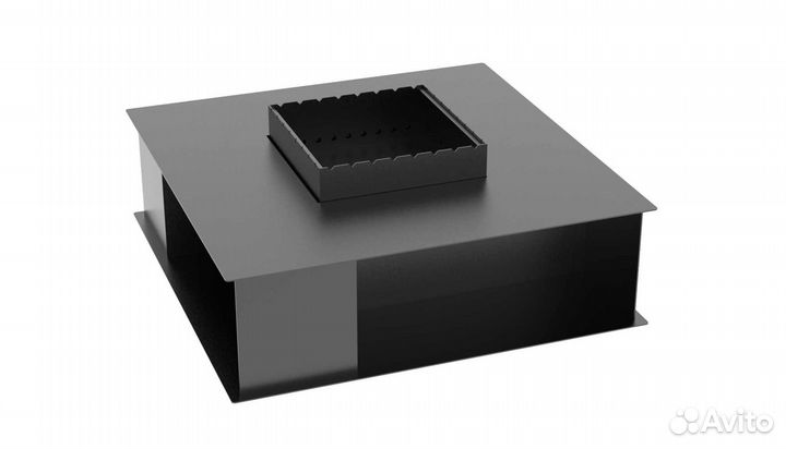 Дизайнерский очаг-мангал квадратный