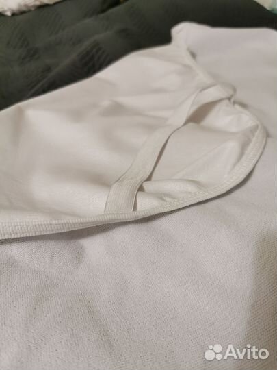 Простынь натяжная и наматрасник 70*100