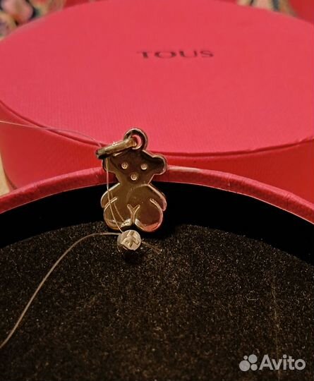 Кулон серебро tous