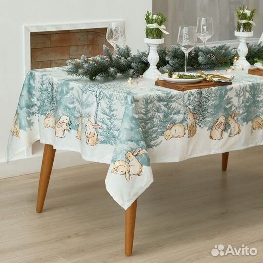 Скатерть новогодняя Этель новая