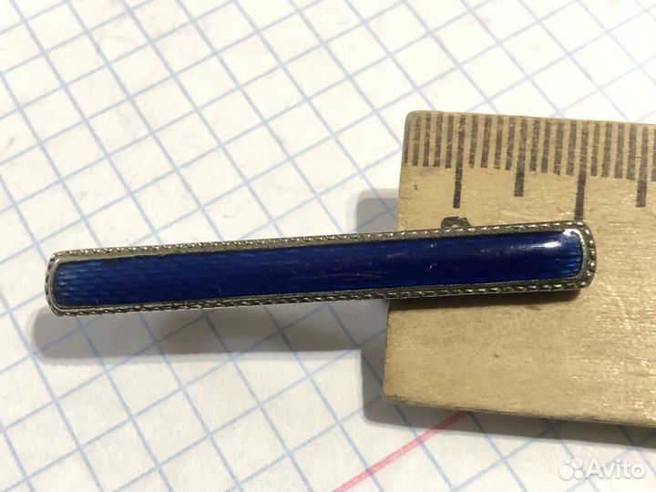 Зажим для галстука эмаль тяжелый