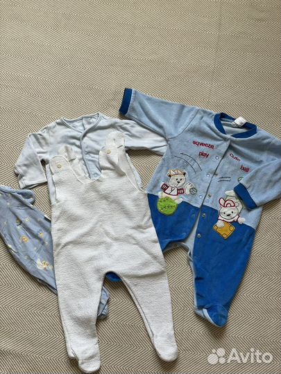 Детские вещи пакетом 0-3