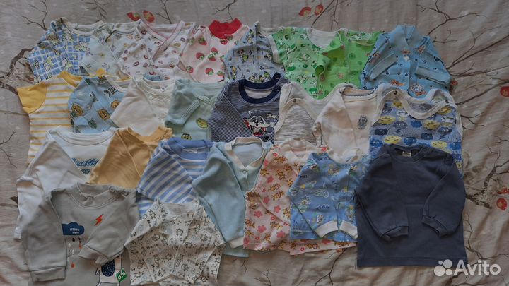 Детские вещи пакетом от 0 до года