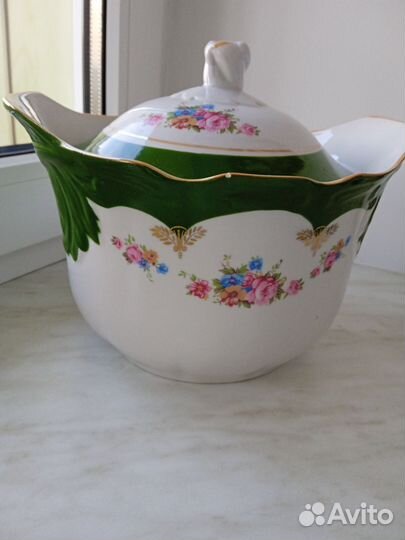 Супница Дулево фарфор новая