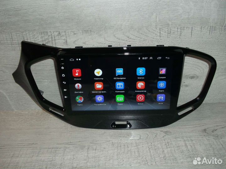 Магнитола 2DIN на Лада Веста Андроид GPS WiFi