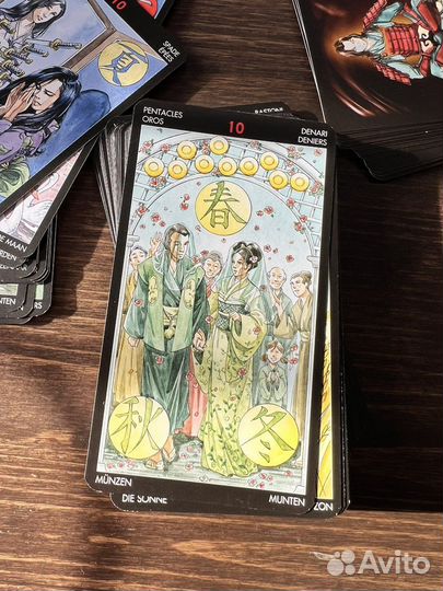 Карты Манга Таро, оригинальное издание Скарабео