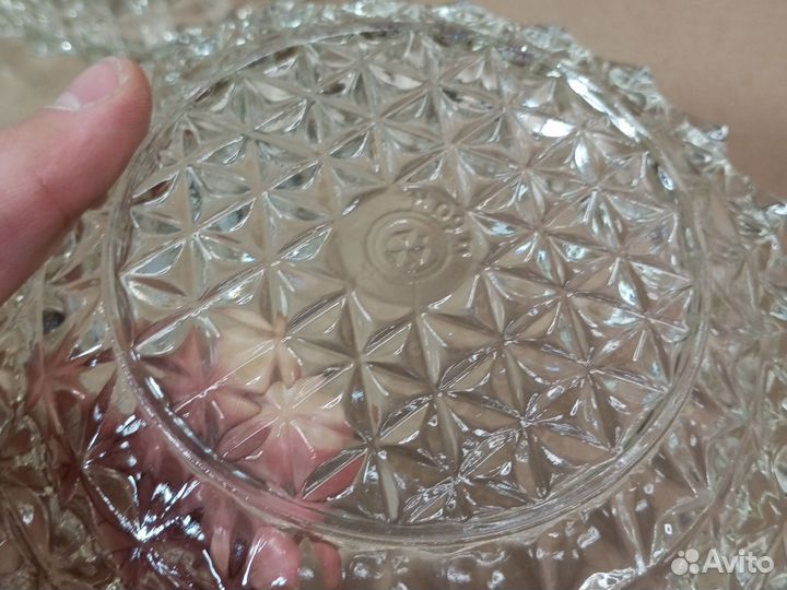 Хрустальная конфетница СССР