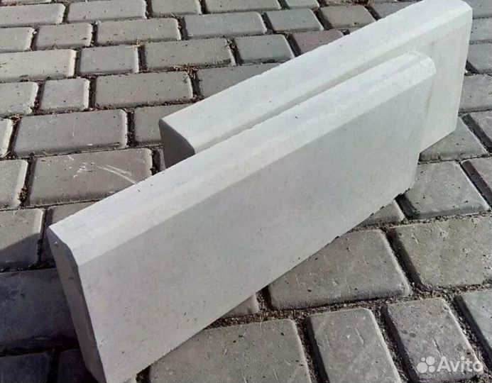 Камни бордюрные огородные