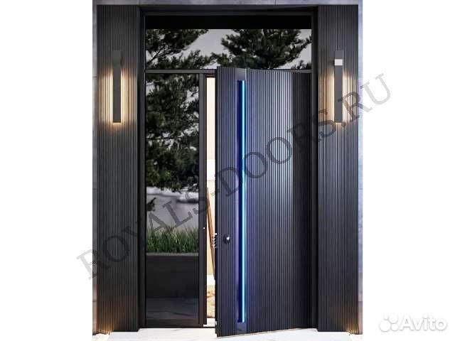Дизайнерская металлическая входная дверь