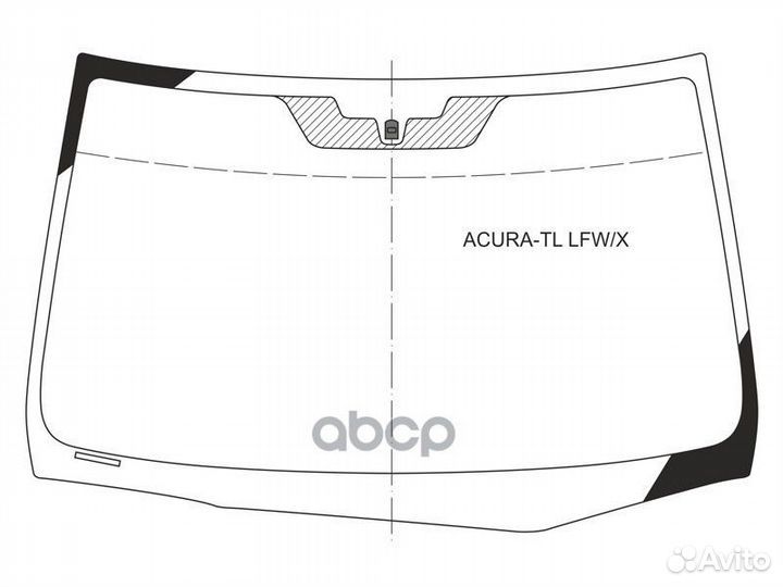 Стекло лобовое acura TL 4D 04-08 acura-TL LFW/X