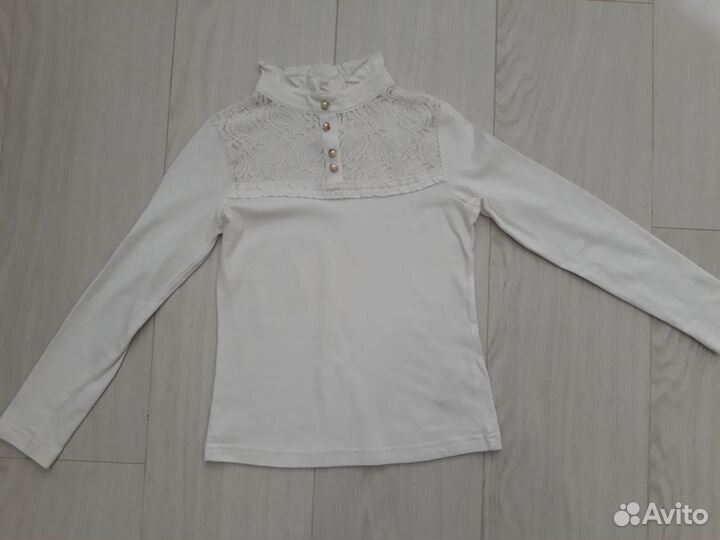 Блузка белая для девочек