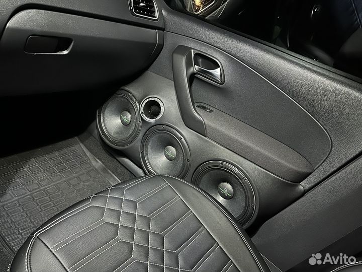 Дверные карты volkswagen polo sedan под автозвук