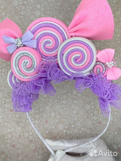 Ободок Конфетка Карамелька Зефирка Леденец