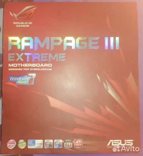 Продам i7 930 \ Asus Rampage 3 Extreme \ 22Gb DDR3