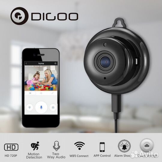 Wi-Fi ip камера Digoo DG-MYQ Облачная