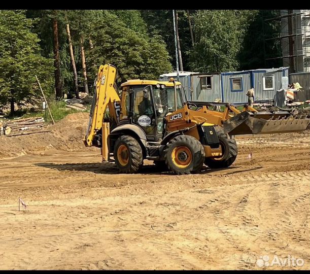 Аренда экскаватора погрузчика трактор JCB