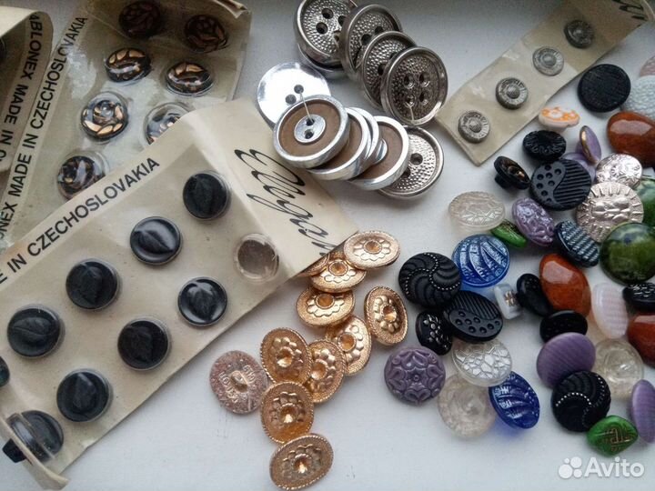 Пуговицы СССР и Чехословакия