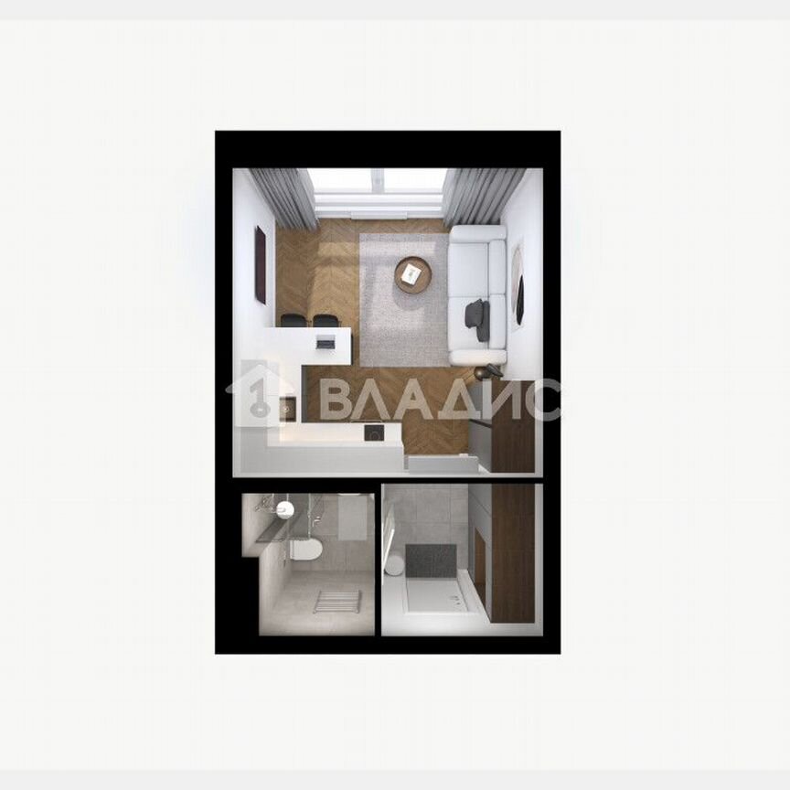 Квартира-студия, 24,2 м², 13/13 эт.