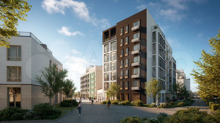 3-к. квартира, 77,3 м², 6/8 эт.