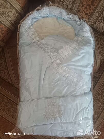 Конверт на выписку для мальчика весна осень