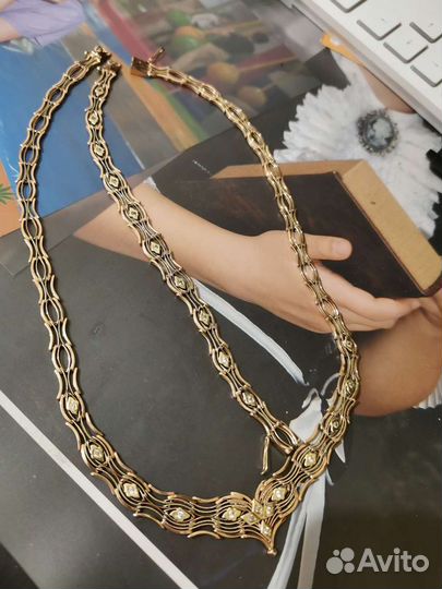 Золотая цепь и браслет