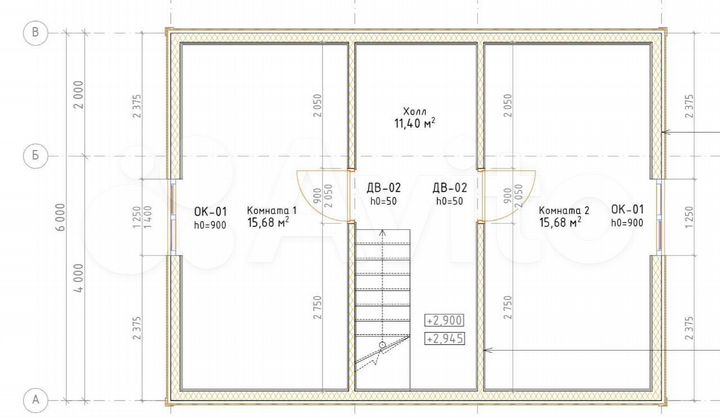 Дом 96 м² на участке 11 сот.