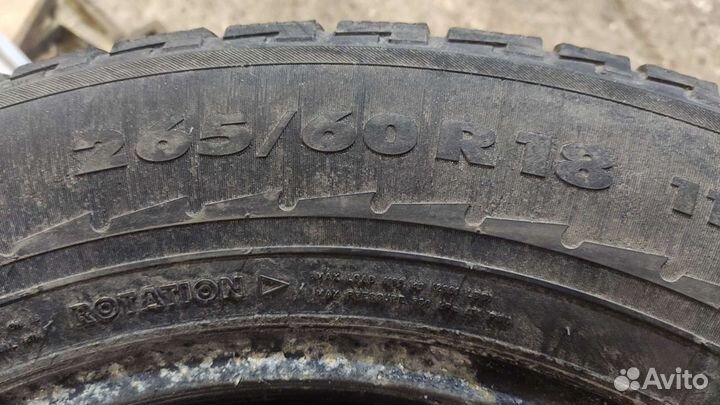 Nokian Hakkapeliitta R 265/60 R18 114R, 4 шт