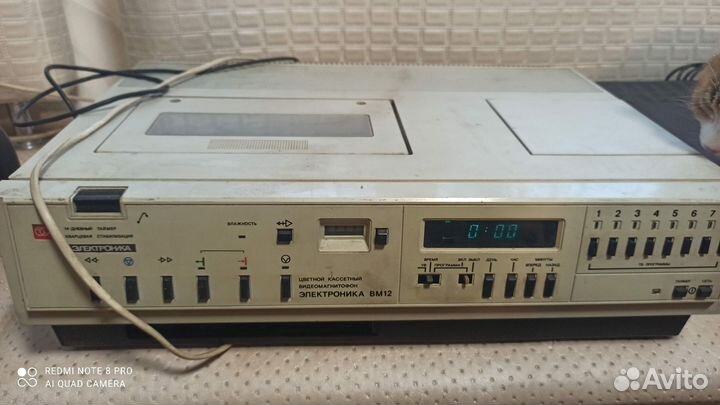 Видеомагнитофон электроника вм 12