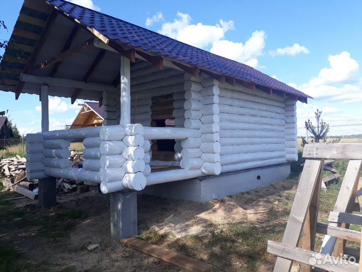 Строим дома, бани под ключ из бревна и бруса