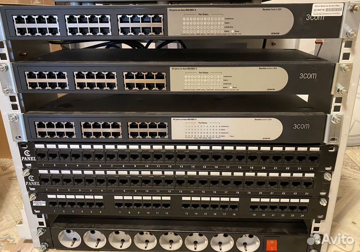 Атс panasonic KX-TES824 с 3 Com Baseline Switch