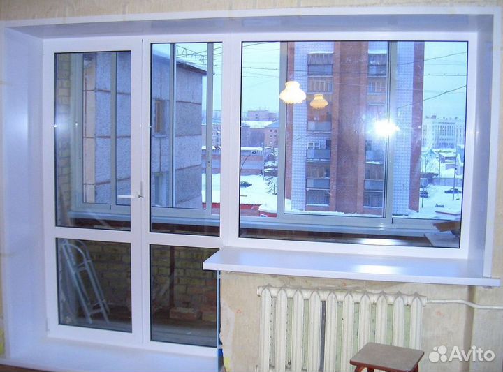 Выход на балкон теплый