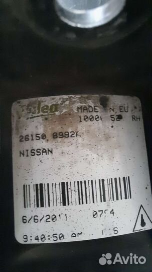 Туманки nissan qashqai j10