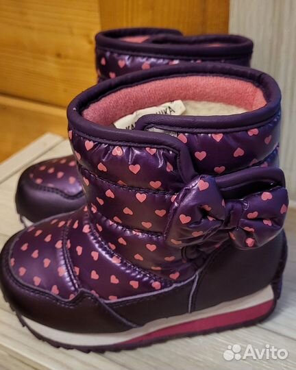 Ботинки демисезонные для девочки размер 22
