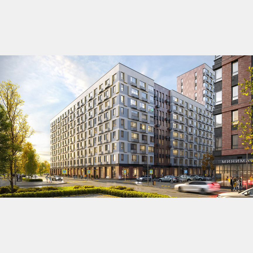 1-к. квартира, 34,2 м², 3/21 эт.