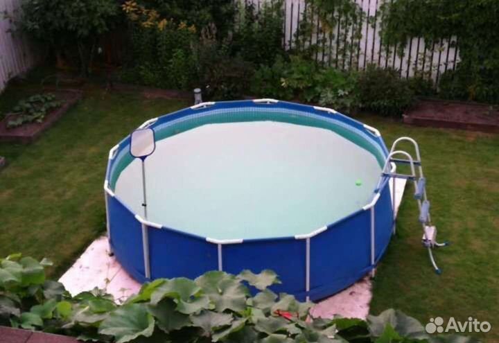 Каркасный бассейн 366*122 новый
